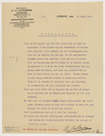 215067 Getypte verklaring uit 1925 van W.M. de Hertog van aannemingsbedrijf erven H.J. Jurriëns te Utrecht van de ...